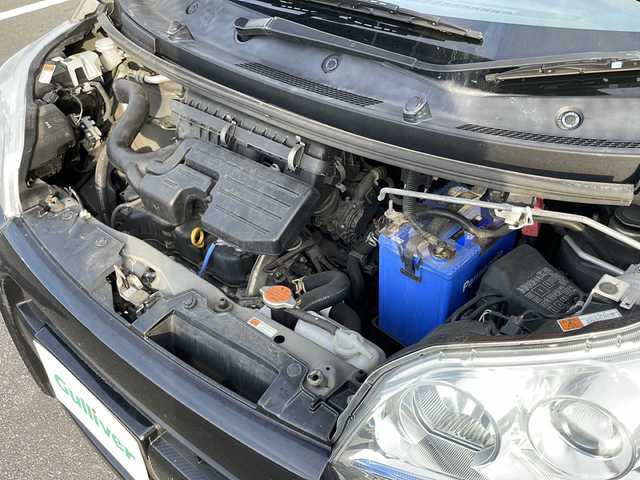 ダイハツ ムーヴ カスタム X LTD 宮城県 2012(平24)年 14.8万km ブラックマイカメタリック ・純正ナビ/　CD.AUX/・ワンセグTV/・バックモニター/・エコアイドル/・スマートキー/・HIDヘッドライト/・フォグランプ/・オートエアコン/・社外14インチアルミホイール/・純正フロアマット/・純正アルミ付夏タイヤ積込/（155/65R14）