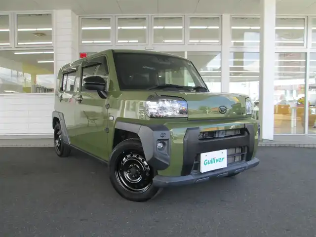 ダイハツ タフト X 千葉県 2020(令2)年 3.5万km フォレストカーキメタリック 純正SDナビ、フルセグ・TV/バックカメラ/オーディオ【CD/DVD/BT/SD/USB】/ガラスルーフ/LEDヘッドライト&LEDフォグ/スマートアシスト/前後コーナーセンサー/アイドリングストップ/純正前方ドライブレコーダー/純正ラバーマット/オートリトラミラー/ステアリングリモコン/プッシュスタート/スマートキー/ETC