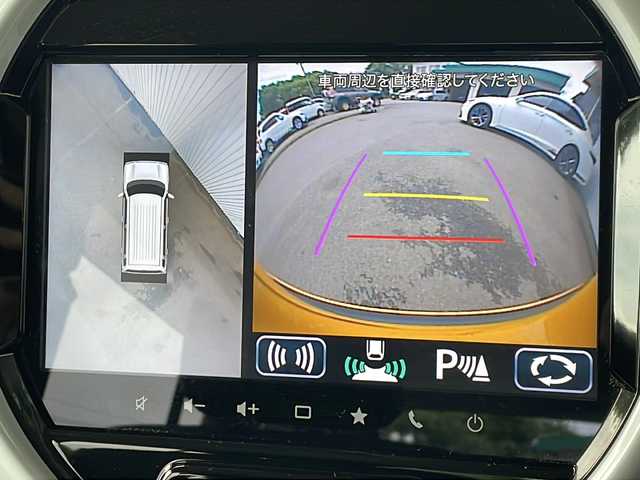 スズキ ハスラー HYBRID X 長野県 2021(令3)年 7.1万km アクティブイエロー/ホワイト2トーンルーフ レーダーブレーキ /純正メモリナビ/・CD/DVD/Bluetooth/AppleCarPlay接続/フルセグTV/全周囲カメラ/ビルトインETC/社外AW付き冬タイヤ 溝残り7/純正15インチAW/前席シートヒーター/純正フロアマット/後方コーナーセンサー/LEDオートライト/プッシュスタート/スマートキー/スペアキー/取扱説明書/保証書