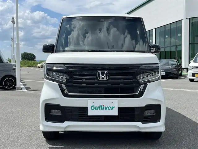 ホンダ Ｎ ＢＯＸ カスタム L ターボ スタイル+ブラック 奈良県 2022(令4)年 1.8万km プラチナホワイトパール ９型ナビ　/(ＨＤＭＩ/FM/AM)　　/バックカメラ　/フルセグＴＶ　/両側パワースライドドア　/レーダークルーズコントロール　/パドルシフト　/革巻きステアリング　/ＬＥＤヘッドライト/ハーフレザーシート/前席シートヒーター