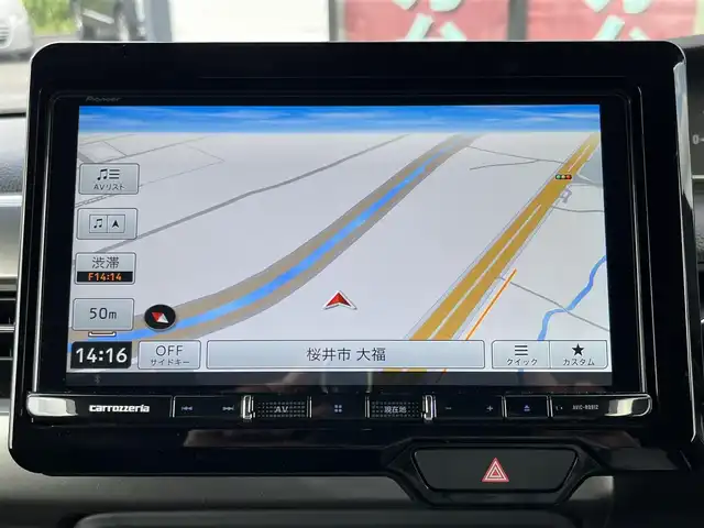 ホンダ Ｎ ＢＯＸ カスタム L ターボ スタイル+ブラック 奈良県 2022(令4)年 1.8万km プラチナホワイトパール ９型ナビ　/(ＨＤＭＩ/FM/AM)　　/バックカメラ　/フルセグＴＶ　/両側パワースライドドア　/レーダークルーズコントロール　/パドルシフト　/革巻きステアリング　/ＬＥＤヘッドライト/ハーフレザーシート/前席シートヒーター