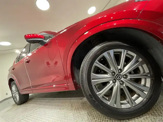 マツダ ＣＸ－５ XD エクスクルーシブモード 愛知県 2022(令4)年 2.6万km ソウルレッドクリスタルM 純正１０．２５インチナビ　/(Bluetooth/USB/スマホ連携/フルセグTV/FM/AM)/サンルーフ　/ＢＯＳＥサウンド　/３６０°ビューモニター　/衝突軽減ブレーキ/車線逸脱警報/レーダークルーズコントロール/電動バックドア　/シートヒーター/ベンチレーション/LEDヘッドライト/ステアリングヒーター/ドライブレコーダー　/ＥＴＣ　/ワイヤレス充電　/黒レザーシート　/コーナーセンサー/ブラインドスポットモニター/ヘッドアップディスプレイ/メモリー機能パワーシート/電動パーキングブレーキ/パドルシフト/純正フロアマット