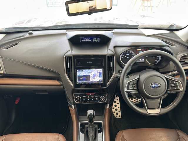 スバル フォレスター ハイブリッド アドバンス 岐阜県 2020(令2)年 8.6万km クリムゾンレッドP ４ＷＤ/純正ナビゲーション/Bluetooth/サイドビューカメラ/パワーバックドア/茶レザーシート/シートヒーター/パワーシート/メモリーシート/ブラインドスポットモニター/アイサイト/追従クルーズコントロール/スマートルームミラー/ETC/LEDヘッドライト/プッシュスタート/スマートキー/パドルシフト/取扱説明書・記録簿