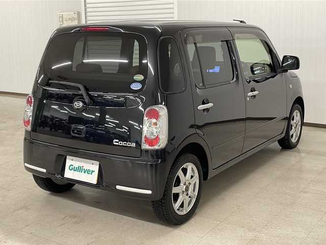 ダイハツ ミラ ココア X 熊本県 2017(平29)年 6.8万km ブラックマイカメタリック ４ＷＤ　メモリナビ　フルセグＴV　バックカメラ　ＵＳＢ音楽再生　ＤＶＤ再生　オートエアコン　１４インチＡＷ　電格ミラー　純正フロアマット　横滑り防止　ＥＣＯＩＤＬＥ　スマートキー　純正ドアバイザー　