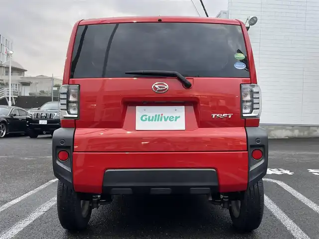 ダイハツ タフト G 長崎県 2020(令2)年 1万km コンパーノレッド 純正ディスプレイオーディオ/（AM、FM、AUX、USB、applecarplay、androidauto）/バックカメラ/プッシュスタート/衝突軽減システム/横滑り防止/コーナーセンサー/アイドリングストップ/１２Vシガーソケット/２．１A　USB/ＤＮ席シートヒーター/電子パーキング/オートホールド/先行車発進ブザー/車線逸脱警報/標識認識ブザー/ステアリモコン/AAC/ガラスルーフ/電格ミラー/ドアバイザー/純正フロアマット/ABS/Wエアバッグ/純正AW/スマートキー/ETC/保証書/取説/ワンオーナー
