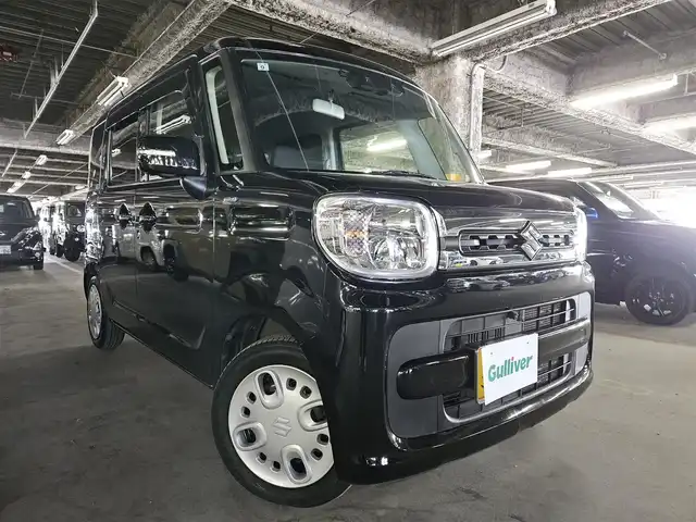 スズキ スペーシア HYBRID X 宮崎県 2021(令3)年 7.9万km ブルーイッシュブラックパール3 〇パナソニックナビ/〇フルセグTV/〇両側パワースライドドア/〇バックカメラ/〇全方位モニター用カメラパッケージ/〇ビルトインETC/〇ドライブレコーダー/〇セーフティサポート/〇SRSエアバッグ/〇オートライト/〇チルトステアリング/〇ファブリックシート/シートヒーター/〇ロールサンシェード/〇ラゲッジルームランプ/〇後方支援ミラー/〇キーレスプッシュスタートシステム/〇禁煙車