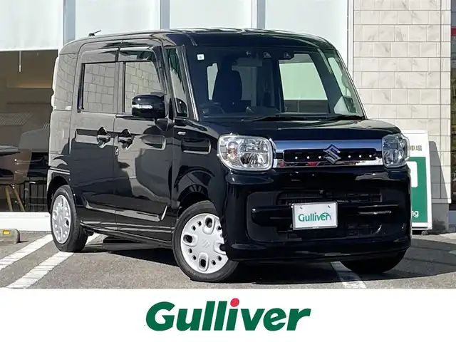 スズキ スペーシア HYBRID X 宮崎県 2021(令3)年 7.9万km ブルーイッシュブラックパール3 ワンオーナー/純正ナビ/フルセグTV/両側パワースライドドア/全方位モニター用カメラパッケージ/ビルトインETC/アダプティブクルーズコントロール/セーフティサポート/・衝突被害軽減ブレーキ/・後退時ブレーキサポート/・車線逸脱警報/・前後誤発進抑制/・リアパーキングセンサー/純正オプLEDヘッドランプ/ステアリングスイッチ/運転席シートヒーター/ロールサンシェード/ラゲッジルームランプ/後方支援ミラー/USB電源ソケット/スマートキー/プッシュエンジンスタート/禁煙車