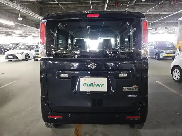 スズキ スペーシア HYBRID X 宮崎県 2021(令3)年 7.9万km ブルーイッシュブラックパール3 〇パナソニックナビ/〇フルセグTV/〇両側パワースライドドア/〇バックカメラ/〇全方位モニター用カメラパッケージ/〇ビルトインETC/〇ドライブレコーダー/〇セーフティサポート/〇SRSエアバッグ/〇オートライト/〇チルトステアリング/〇ファブリックシート/シートヒーター/〇ロールサンシェード/〇ラゲッジルームランプ/〇後方支援ミラー/〇キーレスプッシュスタートシステム/〇禁煙車