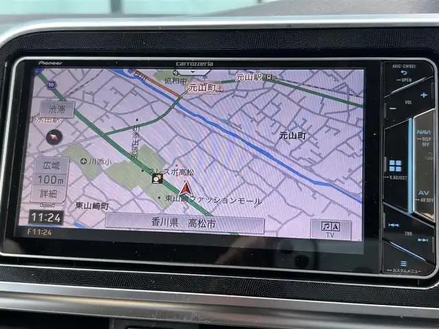 トヨタ シエンタ G クエロ 香川県 2018(平30)年 5.8万km ブラックマイカ 登録時走行距離57220km/パイオニア製ナビ【AVIC-CW901】/（Bluetooth/フルセグTV/DVD/MSV/HDMI）/ナビレディパッケージ/・バックカメラ/・ステアリングスイッチ/両側電動スライドドア/プリクラッシュセーフティ/レーンキープアシスト/革巻きステアリング/ハーフレザーシート/オートマチックハイビーム/オートライト/LEDヘッドライト/フォグライト/純正ビルトインETC/純正15インチホイールキャップ/純正フロアマット/スマートキー/プッシュスタート/オートエアコン/ドアバイザー/ウィンカー付電動格納ミラー/ISOFIX