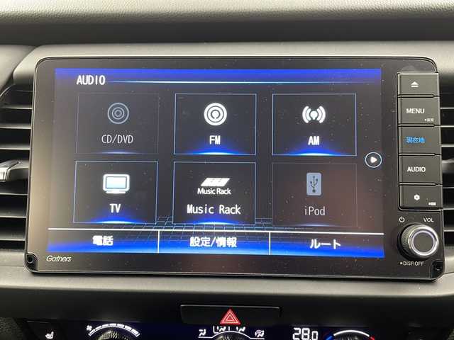 ホンダ フィット e:HEVリュクス 栃木県 2024(令6)年 1.7万km クリスタルブラックパール ワンオーナー/純正ナビ/フルセグTV/AM/FM/Bluetooth/iPod/AUX/USB/バックカメラ/ホンダセンシング/CMBS（衝突軽減ブレーキ）/ACC（オートクルーズコントロール）/先行車発進お知らせ/路外逸脱抑制システム/レーンキープアシスト/標識認識機能/ETC/スマートキー/前後ドライブレコーダー/純正フロアマット/純正16インチAW/LEDヘッドライト/オートハイビーム/置くだけ充電/ハンドルヒーター/シートヒーター/保証書/取扱説明書/スペアキー