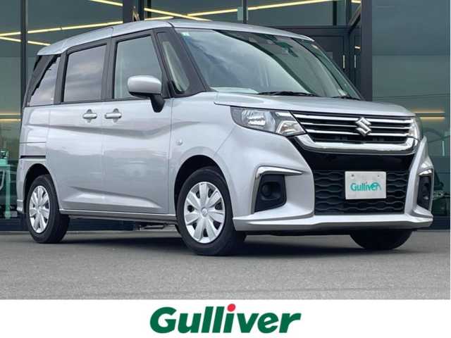 スズキ ソリオ G 東京都 2021(令3)年 2万km スターシルバーメタリック セーフティサポート/レーンアシスト/横滑り防止装置/バックソナー/両側スライドドア（イージークローザー）/スマートキー/ETC/ドライブレコーダー