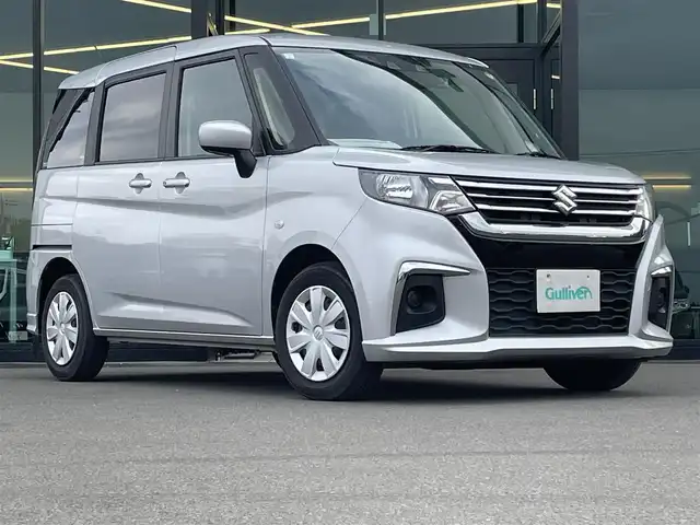 スズキ ソリオ G 東京都 2021(令3)年 2万km スターシルバーメタリック セーフティサポート/レーンアシスト/横滑り防止装置/バックソナー/両側スライドドア（イージークローザー）/スマートキー/ETC/ドライブレコーダー