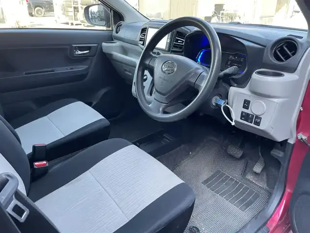 ダイハツ ミラ イース X リミテッド SAⅢ 滋賀県 2019(令1)年 9.3万km マゼンタベリーマイカM 純正メモリーナビ/【CD/DVD/Bluetooth/フルセグ】/バックカメラ/レーンキープアシスト/純正LEDヘッドライト/純正１４AW/前後ドライブレコーダー/クリアランスソナー/キーレス