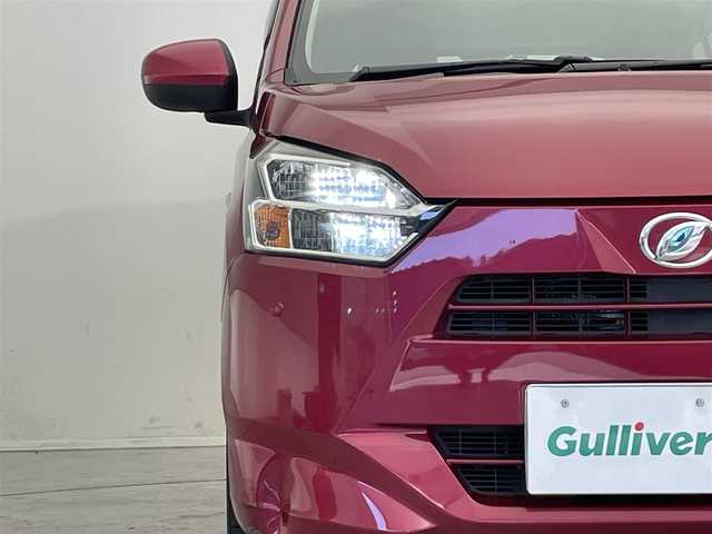 ダイハツ ミラ イース X リミテッド SAⅢ 滋賀県 2019(令1)年 9.3万km マゼンタベリーマイカM 純正メモリーナビ/【CD/DVD/Bluetooth/フルセグ】/バックカメラ/レーンキープアシスト/純正LEDヘッドライト/純正１４AW/前後ドライブレコーダー/クリアランスソナー/キーレス