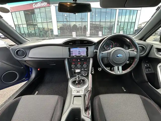 スバル ＢＲＺ S 栃木県 2015(平27)年 6万km WRブルーパール 社外メモリナビ/フルセグTV/DVD/Bluetooth/USB/バックカメラ/ETC/6速MT/柿本改マフラー/スマートキー/プッシュEgスタート/クルーズコントロール/HIDヘッドライト/フォグランプ/オートライト/LEDデイライナー/純正フロアマット/サイド/カーテンエアバッグ/純正17インチAW