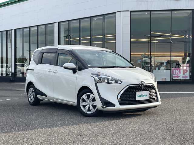 トヨタ シエンタ G 新潟県 2018(平30)年 4.9万km ホワイトパールクリスタルシャイン 純正ナビ：NSZT-W68T/（BT/DTV/FM/AM/フルセグ）/両側電動ドア/トヨタセーフティーセンス/全周囲カメラ/ドライブレコーダー/ビルトインETC/アイドリングストップ/衝突軽減/オートライト/スペアキー1本/ドアバイザー/電動格納ミラー