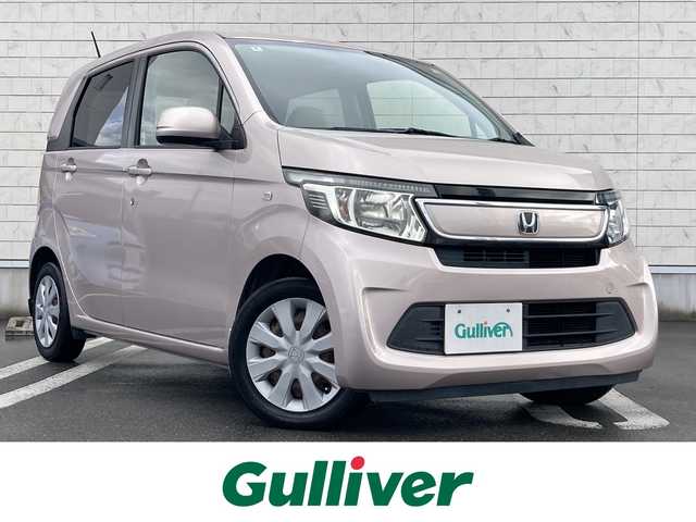 ホンダ Ｎ ＷＧＮ G 静岡県 2014(平26)年 6.4万km チェリーシェルピンクメタリック 純正オーディオ(WX-128CU)/　AM FM CD USB AUX/プッシュスタート/アイドリングストップ/純正フロアマット/オートエアコン/ハロゲンヘッドランプ/ベンチシート/シートバックポケット/電動格納ミラー/取扱説明書/保証書/ワンオーナー/スマートキー2本