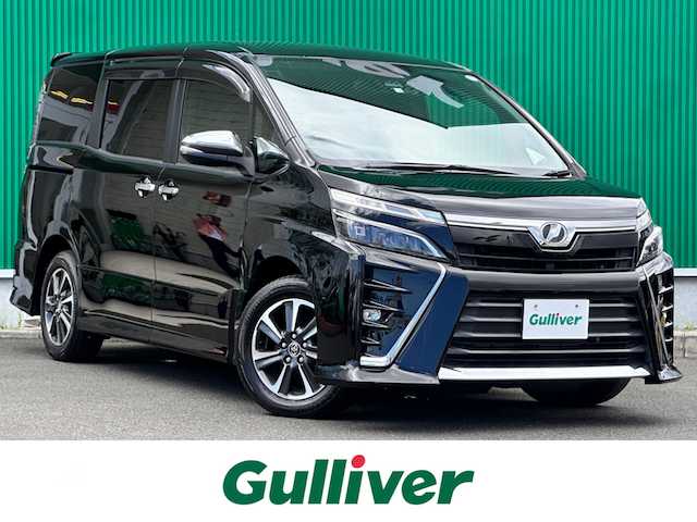 トヨタ ヴォクシー ZS 煌 宮城県 2018(平30)年 6.9万km ブラック セーフティセンス/・プリクラッシュセーフティ/・レーンディパーチャーアラート/・オートマチックハイビーム/11.4インチフリップダウンモニター（アルパイン）/社外ナビ/フルセグTV/Bluetooth/CD/DVD/SD/AM/FM/バックカメラ/ビルトインETC/フロントドライブレコーダー/両側パワースライドドア/LEDヘッドライト/LEDフォグランプ/アイドリングストップ/スマートキー/プッシュスター/純正16インチアルミホイール/Wエアバッグ