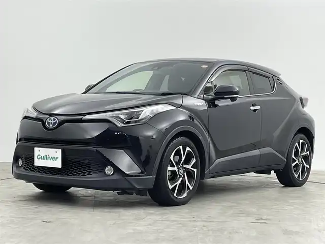 トヨタ Ｃ－ＨＲ G LEDエディション 群馬県 2018(平30)年 8.2万km ブラックマイカ 純正７インチナビ　バックカメラ　レーダークルーズコントロール　レーンキープアシスト　オートマチックハイビーム　プリクラッシュセーフティ　ブラインドスポットモニター　シートヒーター　ＥＴＣ　ＬＥＤ　禁煙