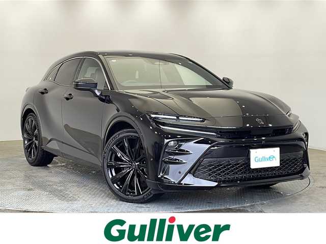 トヨタ クラウン スポーツ Z 栃木県 2024(令6)年 0.3万km ブラック ワンオーナー/パノラマルーフ/4WD/純正ナビ/（Bluetooth/フルセグTV/AppleCarPlay）/バックカメラ/全方位モニター/トヨタセーフティセンス/・プリクラッシュセーフティ/・レーントレーシングアシスト/・レーンディパーチャーアラート/・レーダークルーズコントロール/・ロードサインアシスト/・アダプティブハイビームシステム/・ドライバー異常時対応システム/・発進遅れ告知機能/・緊急時操舵支援/・フロントクロストラフィックアラート/・レーンチェンジアシスト/コーナーセンサー/ビルトインETC2.0/ステアリングヒーター/シートヒーター/シートベンチレーション/前方パワーシート/禁煙車/純正21インチAW/社外セキュリティ