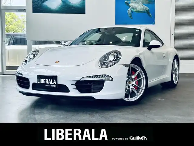 ポルシェ ９１１ カレラS 大阪府 2014(平26)年 2.5万km 白 スポーツクロノP/黒革/パワーシート/シートヒーター/ナビ/TV/バックカメラ/純正20インチAW/HIDヘッドライト/パドルシフト/ETC/レーダー探知機