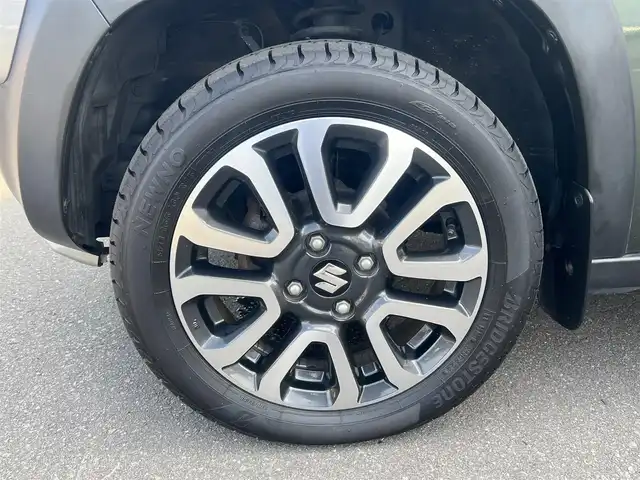 スズキ ハスラー Jスタイル Ⅱ 秋田県 2017(平29)年 5.1万km クールカーキパールメタリック/ホワイト2トーンルーフ ４WD/ターボ/衝突軽減システム/フルセグ/全方位カメラ/純正アルミ/スマートキー/アイドリングストップ/プッシュスタート/レーンキープアシスト/ステアリングスイッチ/前席シートヒーター/ETC/純正フロアマット/純正ドアバイザー/オートライト/オートエアコン/パワーステアリング/パワーウィンドウ/横滑り防止/盗難防止装置/電動格納ウィンカーミラー