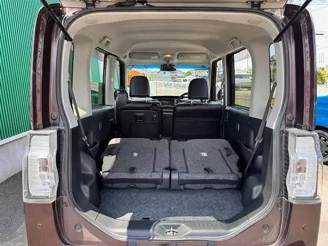 ダイハツ タント カスタムX トップED LTD SAⅢ 宮城県 2018(平30)年 5.7万km プラムブラウンクリスタルマイカ スマートアシスト3/・衝突警報機能/・衝突回避支援ブレーキ機能/・車線逸脱警報機能/・誤発進抑制機能（前方・後方）/・先行車発進告知機能/・オートハイビーム/純正8インチナビ/・CD/DVD/・Bluetooth/・フルセグTV/バックカメラ/両側パワースライドドア/ハーフレザーシート/運転席シートヒーター/ステアリングスイッチ/LEDヘッドランプ/フォグランプ/オートライト/スマートキー＆プッシュスタート/スペアキー1本/電動格納ミラー/純正14インチアルミホイール/純正フロアマット/純正ドアバイザー/Wエアバッグ