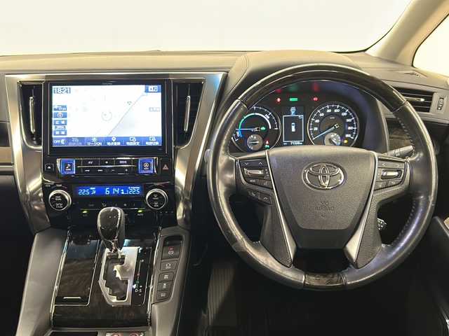 トヨタ ヴェルファイア ハイブリット ZR Gエディション 道央・札幌 2016(平28)年 7.2万km ブラック /黒革シート//RAYS製18インチアルミホイール//ALPINE製10インチナビ(EX10)//CD/DVD/BT/SD//フルセグTV//バックカメラ//ETC//ドライブレコーダー//前席パワーシート//前席シートヒーター//ステアリングヒーター//クルーズコントロール//両側電動スライドドア//スペアキー1本//取扱説明書//保証書
