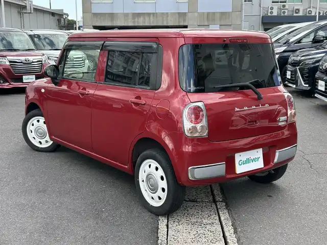 スズキ ラパン ショコラ G 島根県 2015(平27)年 4.9万km フェニックスレッドパール 社外ナビ/ワンセグ/ＤＶＤ再生/オートライト/純正キセノンヘッドライト/純正フロアマット/純正14インチアルミホイール/プッシュスタート/スマートキー