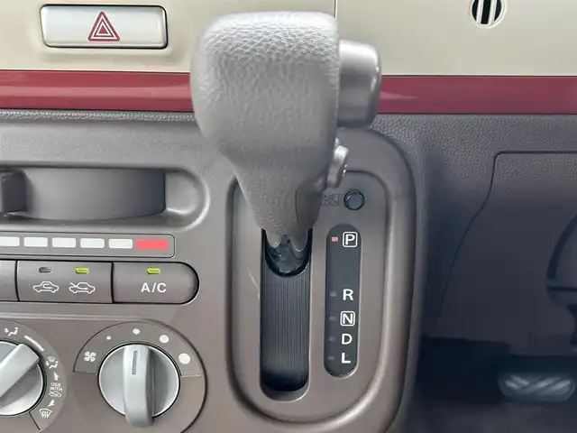 スズキ ラパン ショコラ G 島根県 2015(平27)年 4.9万km フェニックスレッドパール 社外ナビ/ワンセグ/ＤＶＤ再生/オートライト/純正キセノンヘッドライト/純正フロアマット/純正14インチアルミホイール/プッシュスタート/スマートキー