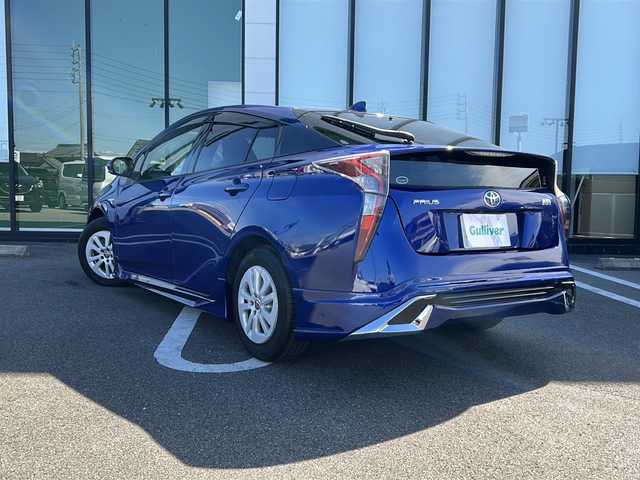 トヨタ プリウス S 岐阜県 2016(平28)年 4.6万km ダークブルーマイカM 登録時走行距離：45448km/純正ナビ（NSZT-W66T）/バックカメラ/フルセグテレビ・Bluetooth/トヨタセーフティーセンス/レーダークルーズコントロール/社外エアロ/レーザーハンドル/ステアリングスイッチ/LEDヘッドライト/オートライト/オートハイビーム/純正ドライブレコーダー/スマートキー/スペアキー/保証書
