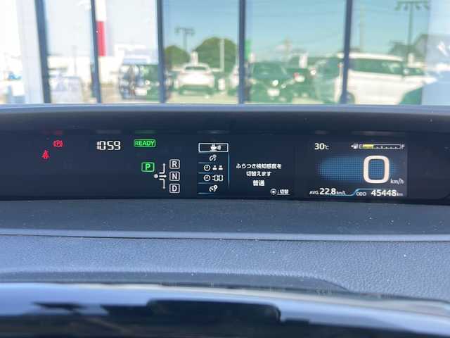 トヨタ プリウス S 岐阜県 2016(平28)年 4.6万km ダークブルーマイカM 登録時走行距離：45448km/純正ナビ（NSZT-W66T）/バックカメラ/フルセグテレビ・Bluetooth/トヨタセーフティーセンス/レーダークルーズコントロール/社外エアロ/レーザーハンドル/ステアリングスイッチ/LEDヘッドライト/オートライト/オートハイビーム/純正ドライブレコーダー/スマートキー/スペアキー/保証書