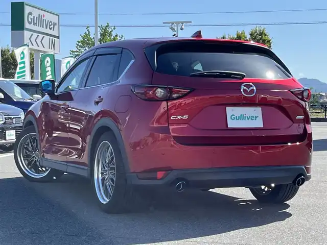 マツダ ＣＸ－５ XD Lパッケージ 奈良県 2018(平30)年 2.7万km ソウルレッドクリスタルM ALPINE11インチナビ（XF11Z）/（フルセグ/BT/CD/DVD）/BOSEプレミアムサウンドシステム/レーダークルーズコントロール/バックカメラ/前後コーナーセンサー/ブラインドスポットモニター/衝突軽減システム/レーンキープアシスト/電動リアゲート/レザーシート/運転席メモリーシート/前席パワーシート/全席シートヒーター/ステアリングヒーター/前方ドライブレコーダー/ETC/社外20インチAW/保証書/取り扱い説明書/スペアキーX1
