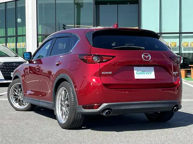 マツダ ＣＸ－５ XD Lパッケージ 奈良県 2018(平30)年 2.7万km ソウルレッドクリスタルM ALPINE11インチナビ（XF11Z）/（フルセグ/BT/CD/DVD）/BOSEプレミアムサウンドシステム/レーダークルーズコントロール/バックカメラ/前後コーナーセンサー/ブラインドスポットモニター/衝突軽減システム/レーンキープアシスト/電動リアゲート/レザーシート/運転席メモリーシート/前席パワーシート/全席シートヒーター/ステアリングヒーター/前方ドライブレコーダー/ETC/社外20インチAW/保証書/取り扱い説明書/スペアキーX1