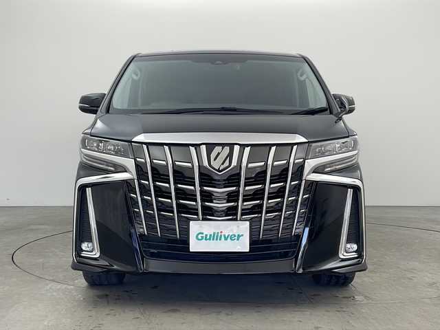 トヨタ アルファード S Aパッケージ 兵庫県 2019(平31)年 7.5万km ブラック ・ワンオーナー車/・社外9インチナビ（AVIC-RQ902）/CD/DVD/SD/USB/Bluetooth/TV/・バックカメラ/・両側パワースライドドア/・ドライブレコーダー/・ウッドコンビステアリング/・ステアリングスイッチ/・Toyota　Safety　Sense/・プリクラッシュセーフティ/・レーントレーシングアシスト/・レーダークルーズコントロール/・ロードサインアシスト/・オートマチックハイビーム/・先行車発進告知機能/・AC100V電源/・ＬＥＤヘッドライト/・オートライト/・フォグランプ/・純正フロアマット/・純正18インチアルミホイール/・スマートキー/・プッシュスタート