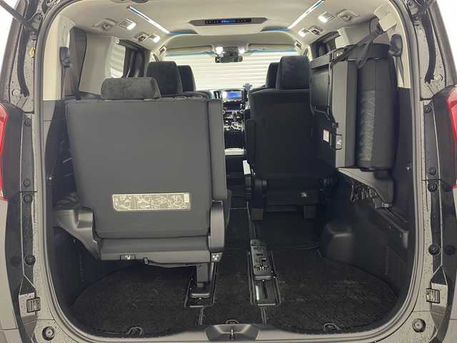 トヨタ アルファード S Aパッケージ 兵庫県 2019(平31)年 7.5万km ブラック ・ワンオーナー車/・社外9インチナビ（AVIC-RQ902）/CD/DVD/SD/USB/Bluetooth/TV/・バックカメラ/・両側パワースライドドア/・ドライブレコーダー/・ウッドコンビステアリング/・ステアリングスイッチ/・Toyota　Safety　Sense/・プリクラッシュセーフティ/・レーントレーシングアシスト/・レーダークルーズコントロール/・ロードサインアシスト/・オートマチックハイビーム/・先行車発進告知機能/・AC100V電源/・ＬＥＤヘッドライト/・オートライト/・フォグランプ/・純正フロアマット/・純正18インチアルミホイール/・スマートキー/・プッシュスタート