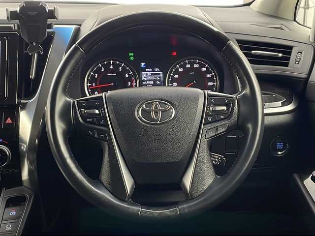 トヨタ アルファード S Aパッケージ 兵庫県 2019(平31)年 7.5万km ブラック ・ワンオーナー車/・社外9インチナビ（AVIC-RQ902）/CD/DVD/SD/USB/Bluetooth/TV/・バックカメラ/・両側パワースライドドア/・ドライブレコーダー/・ウッドコンビステアリング/・ステアリングスイッチ/・Toyota　Safety　Sense/・プリクラッシュセーフティ/・レーントレーシングアシスト/・レーダークルーズコントロール/・ロードサインアシスト/・オートマチックハイビーム/・先行車発進告知機能/・AC100V電源/・ＬＥＤヘッドライト/・オートライト/・フォグランプ/・純正フロアマット/・純正18インチアルミホイール/・スマートキー/・プッシュスタート