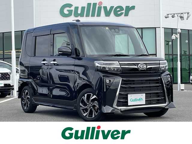 ダイハツ タント カスタム X 佐賀県 2023(令5)年 2.6万km ブラックマイカメタリック 社外SDナビゲーション/・フルセグTV/CD/DVD/SD/Bluetooth/バックカメラ/ビルトインETC/両側パワースライドドア/電子パーキングブレーキ/・AUTO HOLD機能/黒レザー調シートカバー/DN席シートヒーター/後席サンシェード/ISOFIX対応/ステアリングリモコン/純正14インチアルミホイール/純正LEDヘッドライト/・オートマチックハイビーム/純正LEDフォグランプ/ドアバイザ―/新車保証書/スマートアシスト/・衝突軽減ブレーキ/・車線逸脱警報機能/・先行車発進お知らせ機能/・クリアランスソナー/・標識認識機能/・ふらつき警報