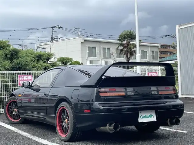 日産 フェアレディ Ｚ 300ZX ツインターボ 2／2 静岡県 1993(平5)年 9.2万km スーパーブラック ターボエンジン/MOMOステアリング/社外フロントバンパー/社外17インチAW/JIC車高調/社外マフラー/社外リアウィング