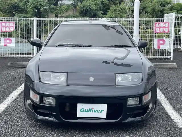 日産 フェアレディ Ｚ 300ZX ツインターボ 2／2 静岡県 1993(平5)年 9.2万km スーパーブラック ターボエンジン/MOMOステアリング/社外フロントバンパー/社外17インチAW/JIC車高調/社外マフラー/社外リアウィング