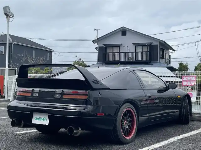 日産 フェアレディ Ｚ 300ZX ツインターボ 2／2 静岡県 1993(平5)年 9.2万km スーパーブラック ターボエンジン/MOMOステアリング/社外フロントバンパー/社外17インチAW/JIC車高調/社外マフラー/社外リアウィング