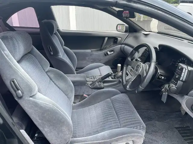 日産 フェアレディ Ｚ 300ZX ツインターボ 2／2 静岡県 1993(平5)年 9.2万km スーパーブラック ターボエンジン/MOMOステアリング/社外フロントバンパー/社外17インチAW/JIC車高調/社外マフラー/社外リアウィング
