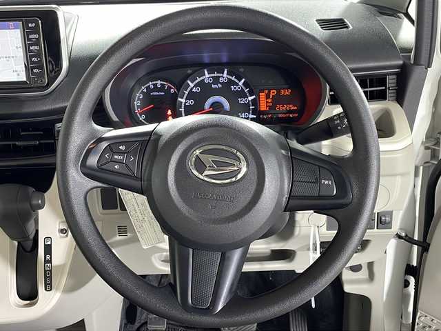 ダイハツ ムーヴ L SAⅢ 福岡県 2020(令2)年 2.7万km ホワイト ・純正ナビ/・ラジオ/・Bluetooth/・AUX/・Bカメラ/・社外ETC/・衝突軽減ブレーキシステム/・オートライト/・オートハイビーム/・アイドリングストップ/・リモコンキー/・純正マット/・ドアバイザー/・ハロゲンヘッドライト