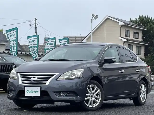 日産 シルフィ G 宮城県 2012(平24)年 7.2万km ディープアイリスグレー 純正ディーラーオプションナビ/ワンセグTV/FM・AM/CD・DVD/SD/USB/Bluetooth/AUX/純正アルミホイール16インチ/ストレンジャー製アルミホイール16インチ/純正フロアマット/ETC/横滑り防止/スマートキー/スペアキー×１