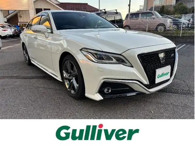 トヨタ クラウン RS アドバンス 愛知県 2018(平30)年 5万km ホワイトパールクリスタルシャイン ワンオーナー/バックカメラ/追従クルーズコントロール/純正ナビ/Bluetooth/DVD/SD/フルセグTV/ETC/パドルシフト/MTモード付きAT/パワーシート/シートヒーター/エアシート/前後ドライブレコーダー/前後コーナーセンサー/レーンキープアシスト/オートマチックハイビーム/スペアキー/禁煙　ワンオーナー　Ｗモニター　ナビ　フルセグＴＶ　ＤＶＤ再生　Ｂｌｕｅｔｏｏｔｈ　ＵＳＢ接続　バックカメラ　ビルトインＥＴＣ　ドラレコ　シートエアコン　黒革パワーシート　追従　ＬＫＡ　ＢＳＭ　ＨＵＤ