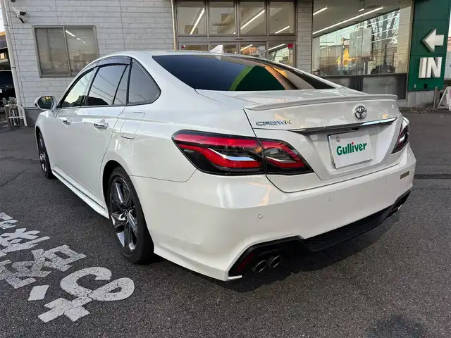 トヨタ クラウン RS アドバンス 愛知県 2018(平30)年 5万km ホワイトパールクリスタルシャイン ワンオーナー/バックカメラ/追従クルーズコントロール/純正ナビ/Bluetooth/DVD/SD/フルセグTV/ETC/パドルシフト/MTモード付きAT/パワーシート/シートヒーター/エアシート/前後ドライブレコーダー/前後コーナーセンサー/レーンキープアシスト/オートマチックハイビーム/スペアキー/禁煙　ワンオーナー　Ｗモニター　ナビ　フルセグＴＶ　ＤＶＤ再生　Ｂｌｕｅｔｏｏｔｈ　ＵＳＢ接続　バックカメラ　ビルトインＥＴＣ　ドラレコ　シートエアコン　黒革パワーシート　追従　ＬＫＡ　ＢＳＭ　ＨＵＤ