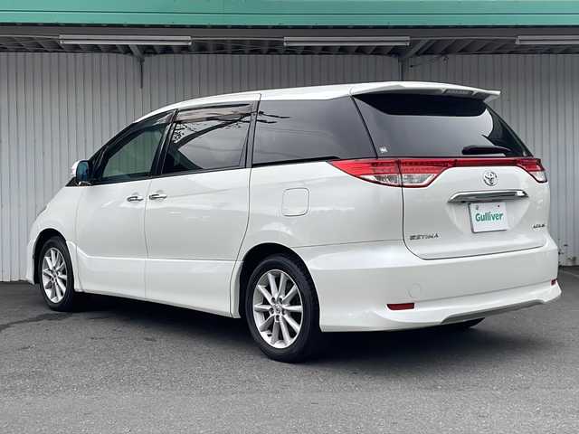 トヨタ エスティマ アエラス Gエディション 長野県 2011(平23)年 11.5万km ホワイトパールクリスタルシャイン 社外メモリナビTV/バックカメラ/ビルトインETC/両側パワースライドドア/純正17インチアルミ/プッシュスタート /純正フロアマット