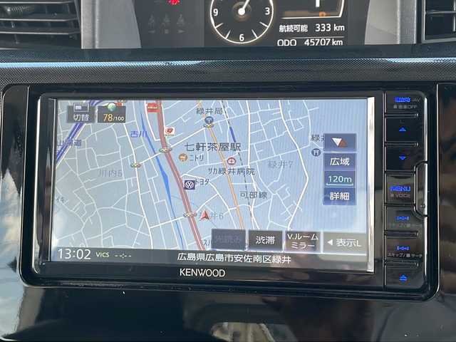 トヨタ ルーミー G 広島県 2023(令5)年 4.6万km パールホワイトⅢ 禁煙/社外ナビ/CD/DVD/USB/Bluetooth/バックカメラ/両側パワースライドドア/シートヒーター/スマートキー/スペアキー/プッシュスタート/合皮シートカバー/コーナーセンサー/LEDオートライト/オートハイビーム/ETC/フロアマット/ドアバイザー