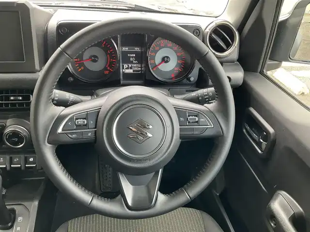 スズキ ジムニー シエラ JC 滋賀県 2021(令3)年 1.6万km 黒 スズキセーフティサポート/デュアルセンサーブレーキサポート/クルーズコントロール/LEDヘッドライト/フォグランプ/前席シートヒーター/純正15インチアルミホイール/スマートキー/スペアキー有り/取扱説明書/保証書