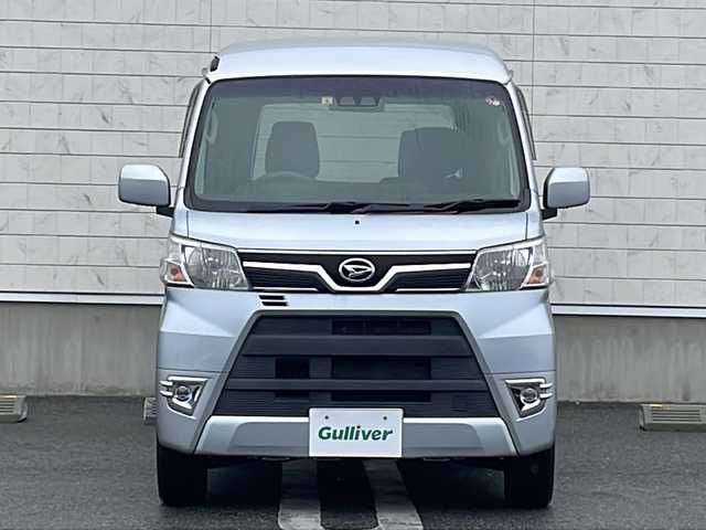 ダイハツ アトレー ワゴン カスタム ターボ RS SAⅢ 山形県 2018(平30)年 2万km ブライトシルバーメタリック スマートアシストIII/・衝突回避支援ブレーキ機能/・車線逸脱警報機能/・オートハイビーム（ＡＨＢ）/・コーナーセンサー/純正ナビ(CD.DVD.BT.USB.SD)/フルセグ/バックカメラ/オーバーヘッドコンソール/アイドリングストップ/ヘッドライトレベライザー/キーレス